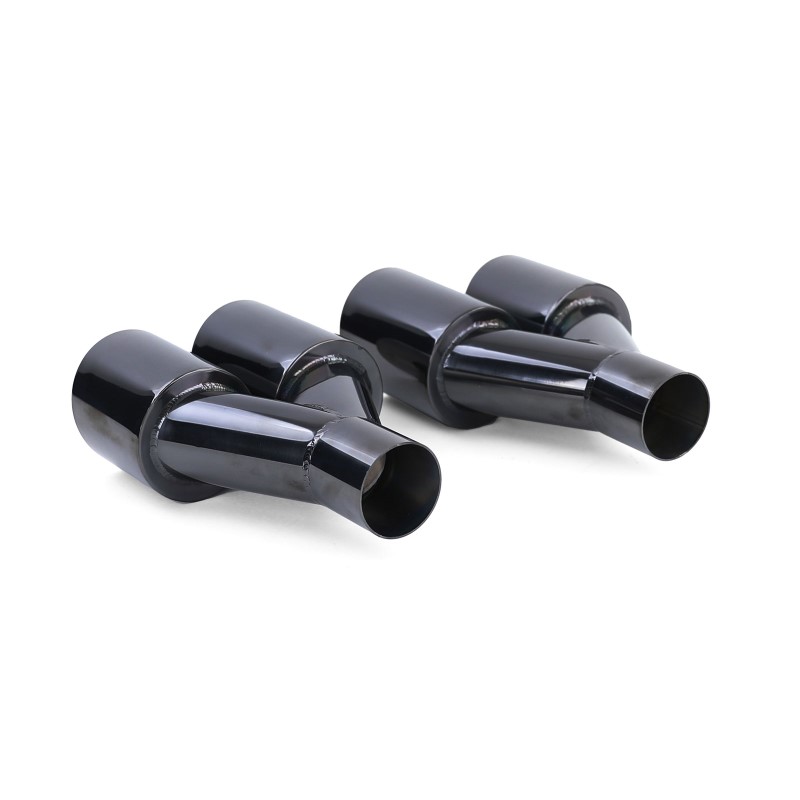 Uitlaat Sierstukken BMW F10 F11 F12 F13 Zwart Duplex
