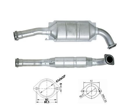Opel OMEGA B 2.5TD DTI 2497 cc 110 Kw / 150 cv Y2.5DT Magnaflow