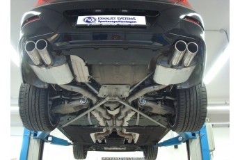 BMW F12 650i Cabrio Einddemper rechts/links - 2x90 Typ 16 rechts