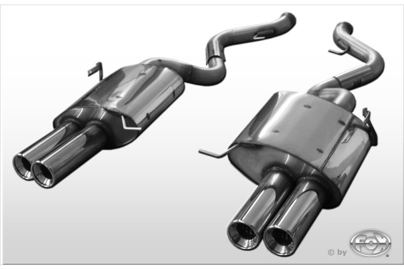 Einddemper BMW E92/E93 M3 Duplex 2x80mm