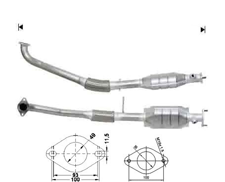 MG MG ZS 1.6i 16V 1589 cc 80 Kw / 109 cv 16K4F4 >| Ch Nº618245 M