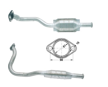 Renault RAPID 1.9D 1870 cc 40 Kw / 55 cv F8Q Magnaflow CAT Bouwj
