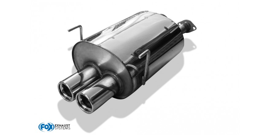 Honda Civic V EJ9 Hatchback Einddemper double-flow - 2x76 Typ 13