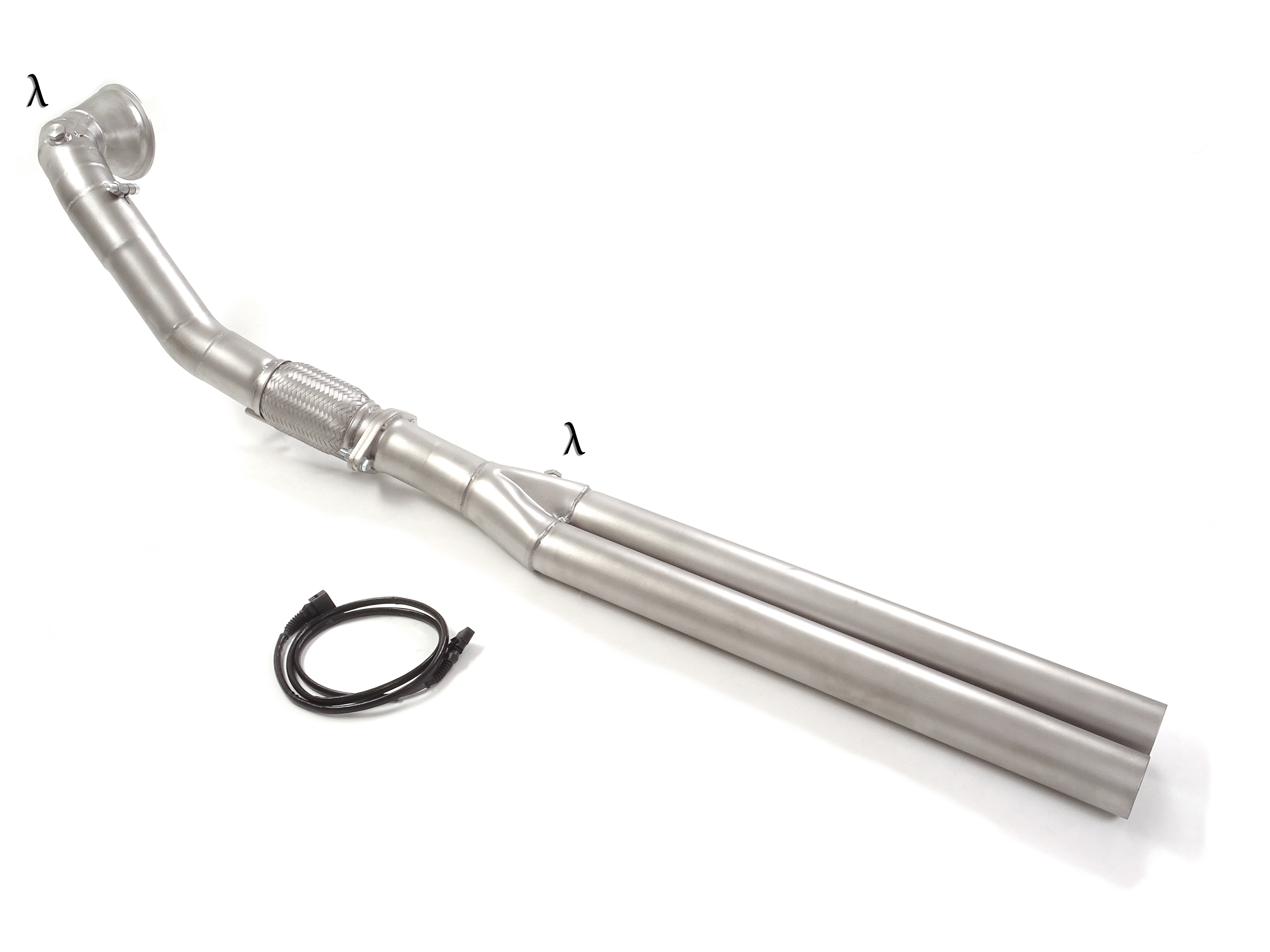 Audi TT RS 8S Coupè 2.5TFSI Quattro Stainless steel cat replacement pipe with particulate filter rem