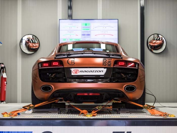 Audi R8 V10 5.2 Coupe/Spyder 2009-2012 Einddemper Ragazzon