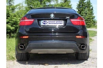 BMW X6 Einddemper dwars Uitgang rechts/links - 115x85 Typ 38 rec