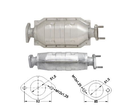 Mitsubishi COLT 1.3i 1298 cc 55 Kw / 75 cv 4G13 Magnaflow CAT Bo