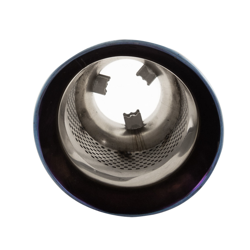 Simoni Racing Uitlaatsierstuk Rond/Schuin Ti-Tip - Ø114xL210mm - Montage ->60mm