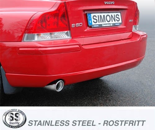 Simons Uitlaatsysteem af kat. Volvo S60 2000>