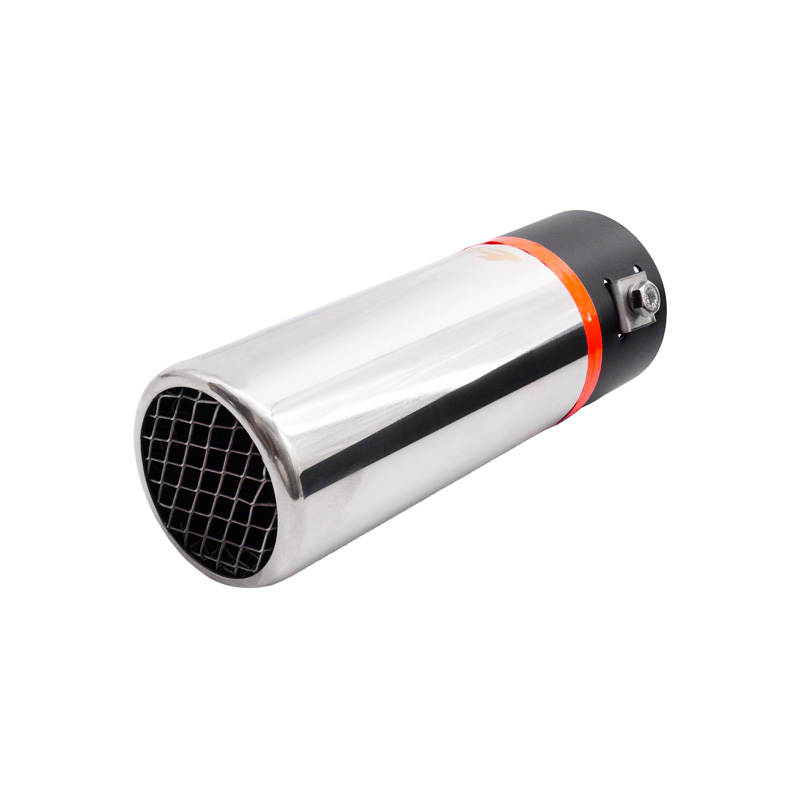 Simoni Racing Uitlaatsierstuk Rond RVS - Ø60xL170mm - Montage 37-57mm
