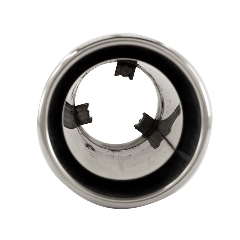 Simoni Racing Uitlaatsierstuk Rond RVS - Ø103xL200mm - Montage ->72mm