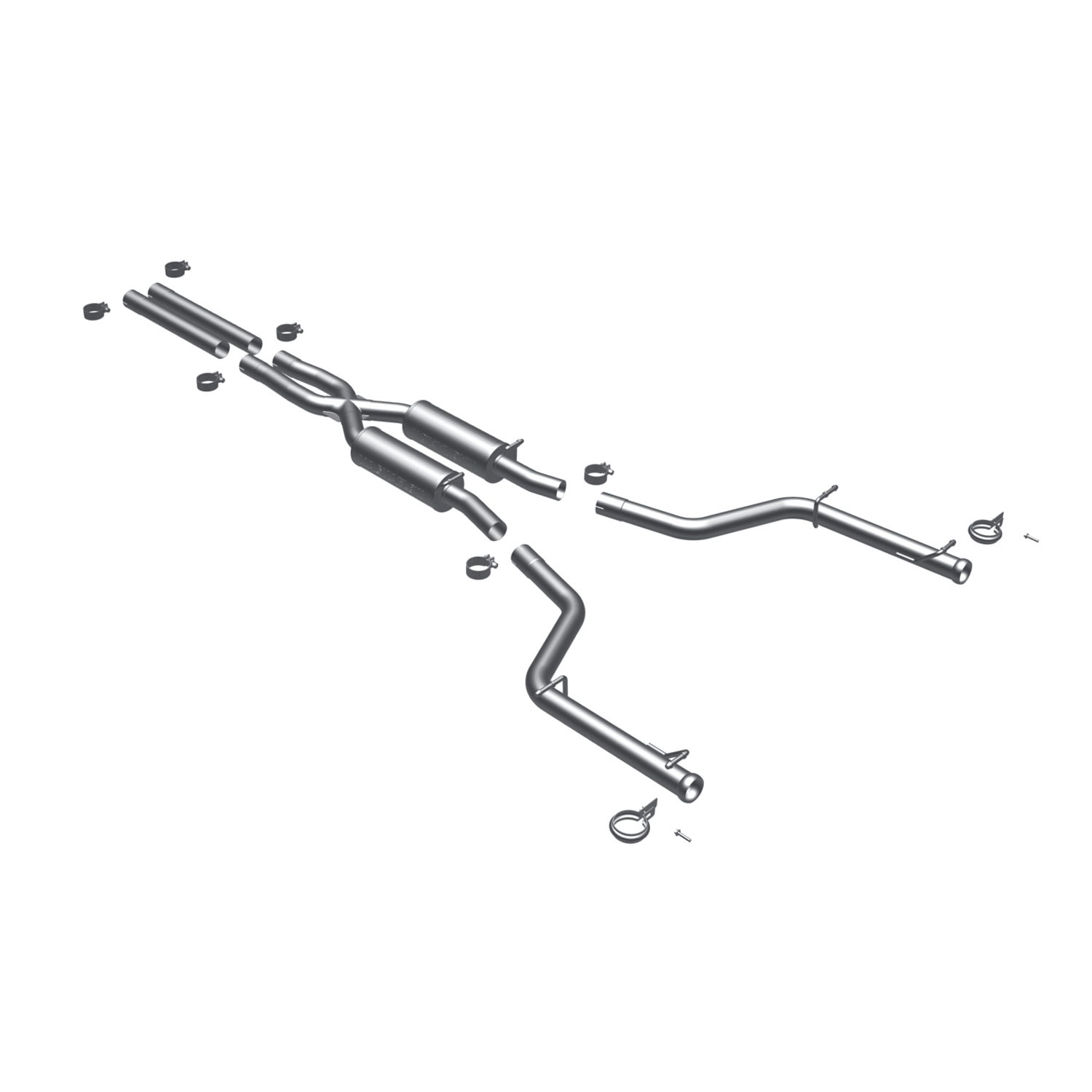 Dodge Cat-Back 09 Challenger R/T Comp. OEM Magnaflow Cat-Back