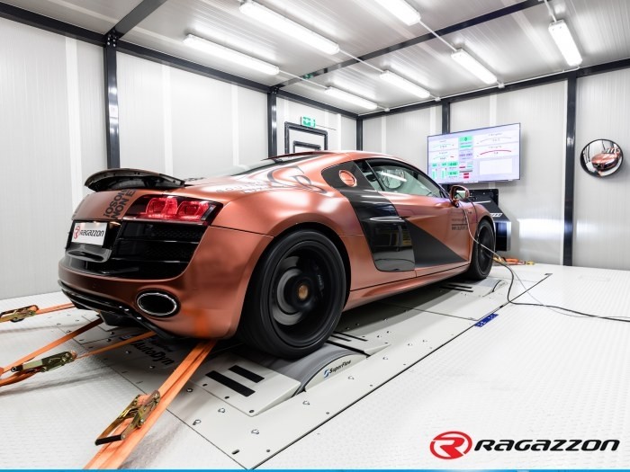Audi R8 V10 5.2 Coupe/Spyder 2009-2012 Einddemper Ragazzon