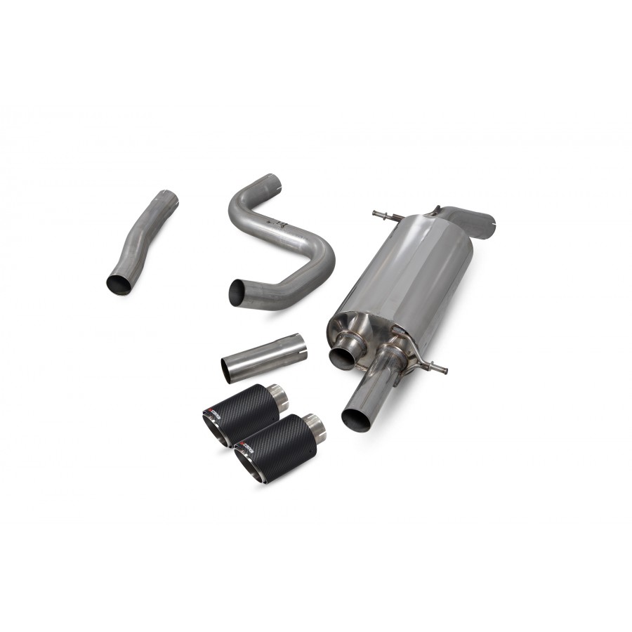 Scorpion uitlaat carbon Ford Mk8 Fiesta ST zonder kleppen