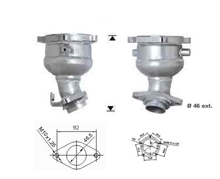 Nissan MICRA 1.0i 16V 998 cc 40 Kw / 54 cv CG10 Magnaflow CAT Bo