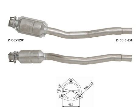 Volvo 240 2.3 2316 cc 85 Kw / 116 cv B230F Magnaflow CAT Bouwjaa