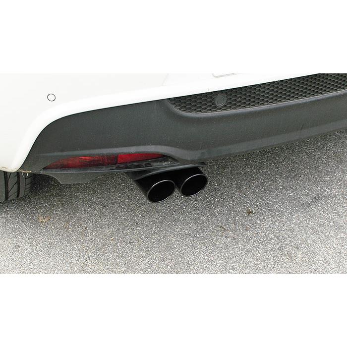 ALFA ROMEO MiTo 1.4i T MultiAir TCT (135 Hp) 2010 -> 2014 Rear exhaust OO80 BLACK ENDPIPES