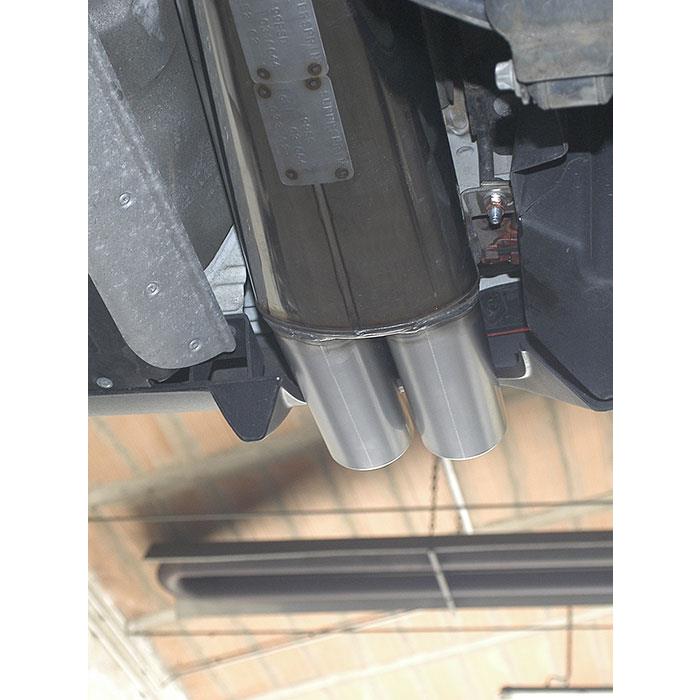 ALFA ROMEO MiTo 1.4i T MultiAir (135 Hp) 2009 -> 2014 Rear exhaust OO80 SATIN FINISH