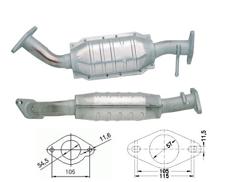 Ford MONDEO 2.0i 16V 1988 cc 96 Kw / 131 cv ZH20 Magnaflow CAT B