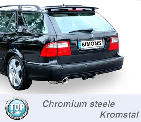 Simons Uitlaatsysteem af kat. Saab 9-5 2004>