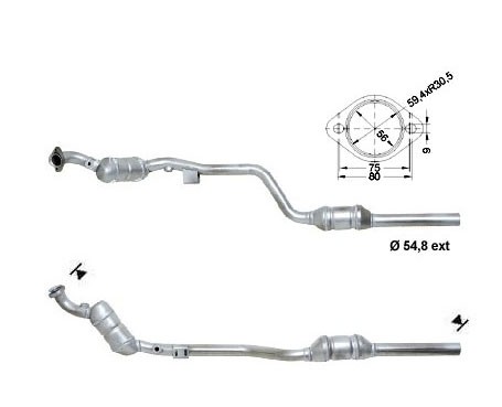 Mercedes E280 2799 cc 150 Kw / 204 cv 112921 W210 / T210 Magnafl