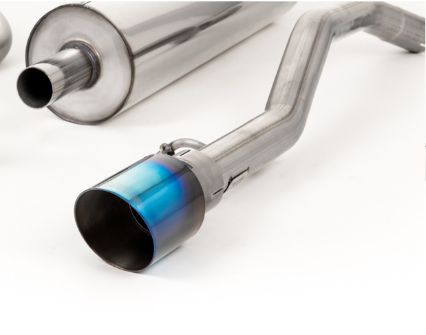 Ford Fiesta VIII 1.0 EcoBoost Milltek Particulate Filter-back Non-Resonated met Burnt Titanium GT-90