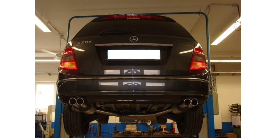 Mercedes C-Klasse 4 Zylinder - W204/S204 Einddemper rechts/links