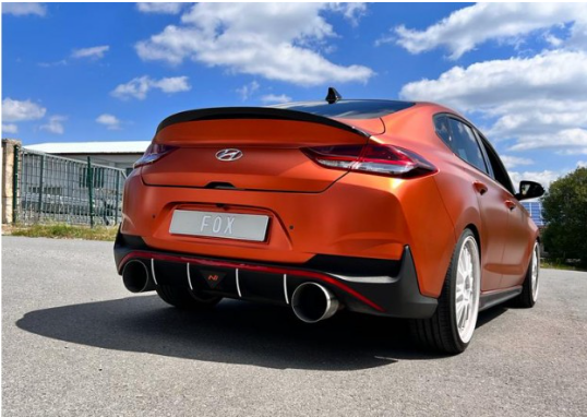 Hyundai i30N Fastback Facelift tailpipe for the original silencer 1x160 type 10