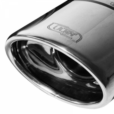 Einddemper BMW 5-serie e60/61  2003-2013 RVS eindstuk 120x80mm