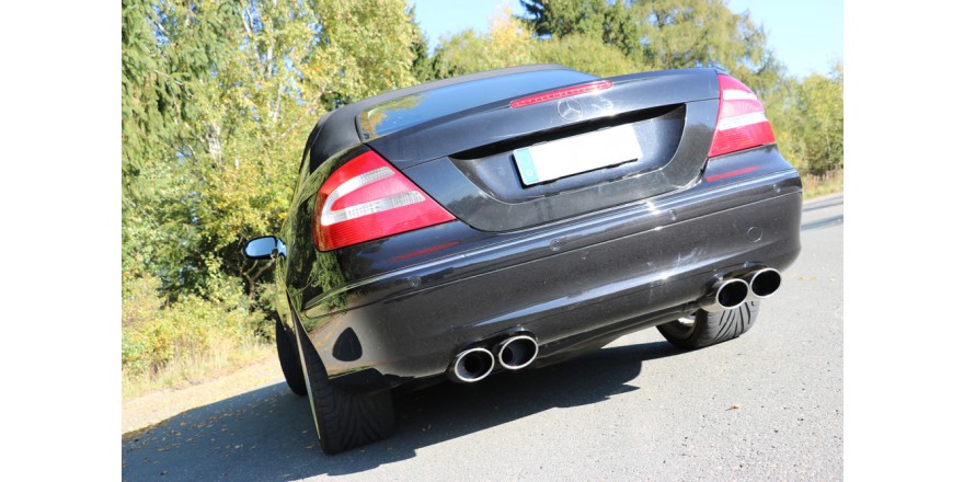 Mercedes CLK Typ 209 Cabrio/Coupe Einddemper Uitgang rechts/link