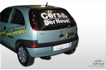 Opel Corsa C Einddemper Uitgang rechts/links - 115x85 Typ 33 rec