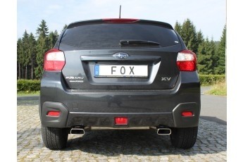 Subaru XV Einddemper dwars Uitgang rechts/links - 145x65 Typ 59