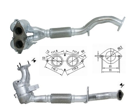 Alfa Romeo 156 2.0i 16V 1970 cc 110 Kw / 150 cv AR32310 Magnaflo