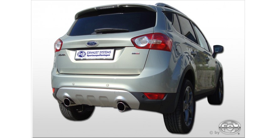 Ford Kuga Einddemper Uitgang rechts/links - 1x100 Typ 16 rechts/