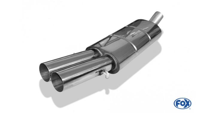 Audi 80/90 - Typ 89, B3 Limousine/ Coupe/ 80 B4 - Cabrio final silencer