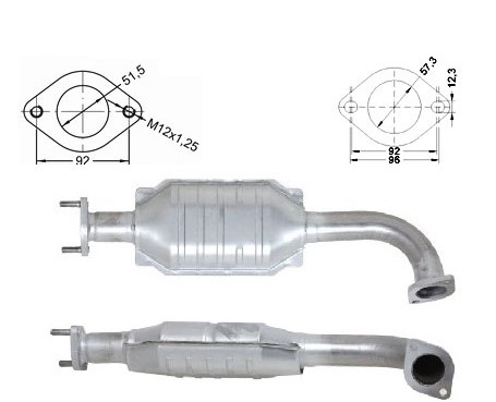 Kia SORENTO 2.5TD 2497 cc 103 Kw / 140 cv D4CB Magnaflow CAT Bou