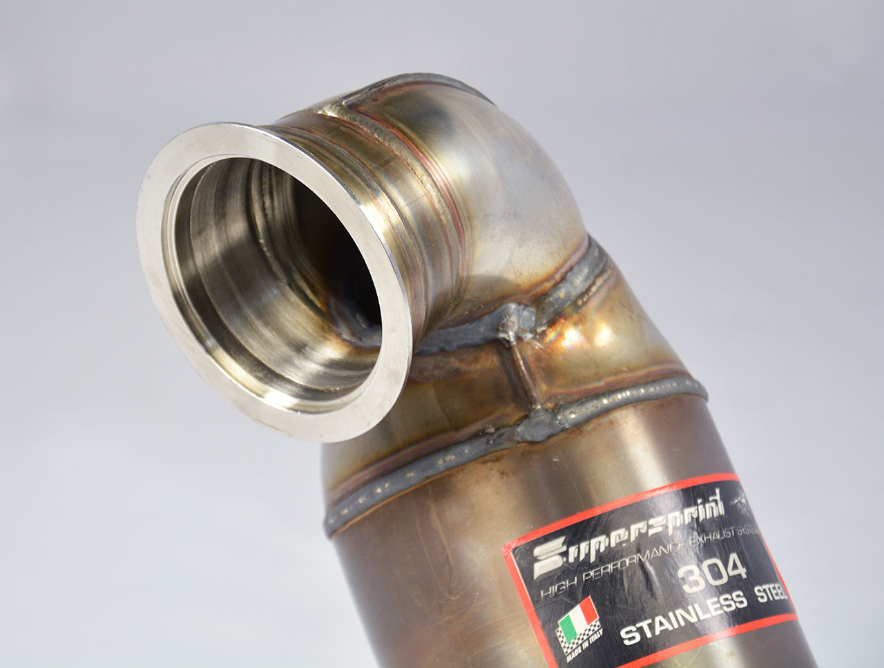 AUDI A3 8VA SPORTBACK QUATTRO Facelift 2.0 TFSi (190 Hp) 2016 Turbo downpipe kit + Metallic WRC 100
