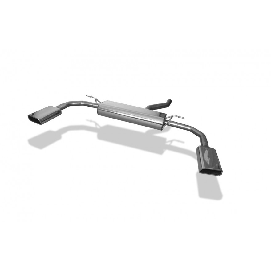 Mercedes CLA - C117 Einddemper dwars Uitgang rechts/links - 145x65mm