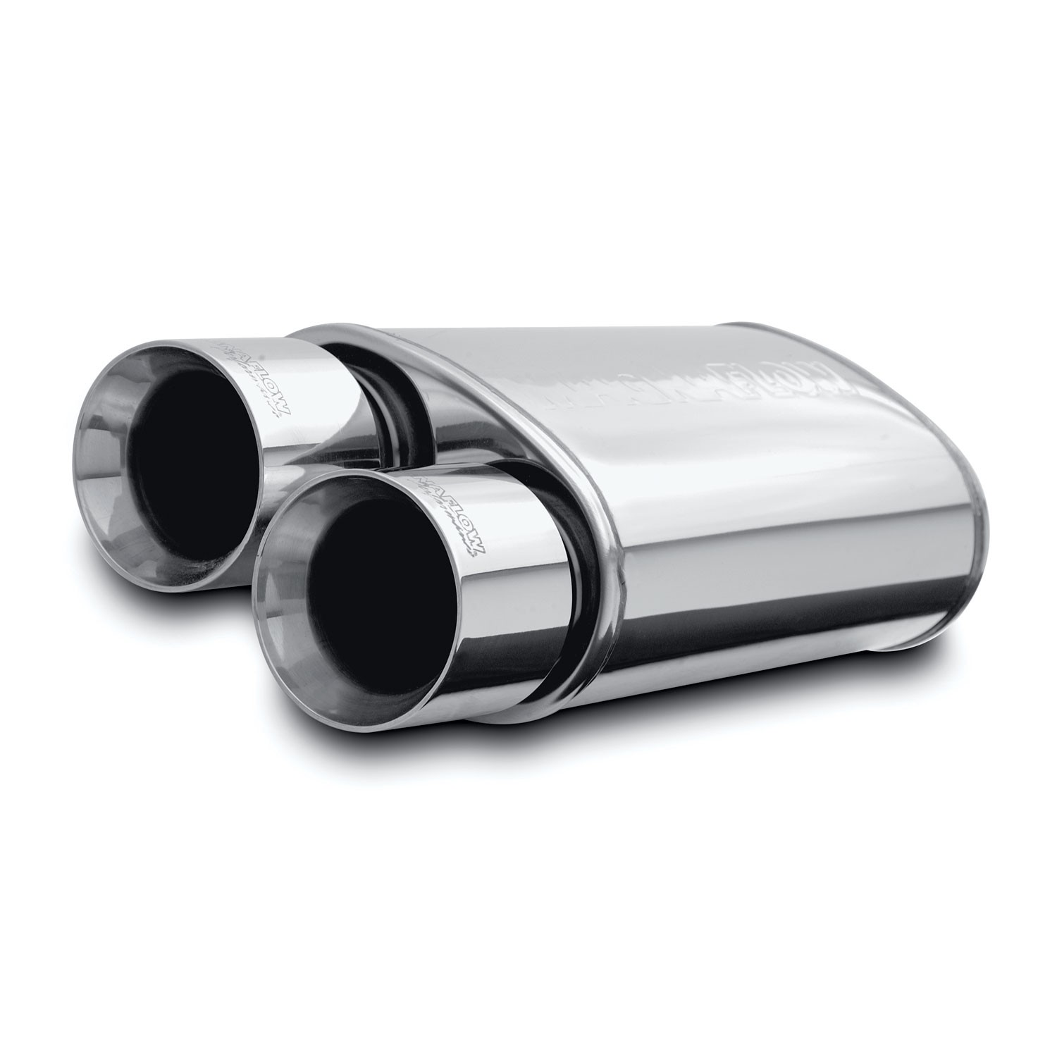 Muffler W/Tip Mag SS 14X5X8 2.25/4. Magnaflow Demper 