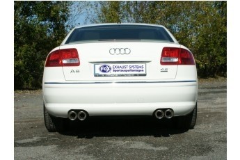 Audi A8 Typ 4E Einddemper rechts/links 70mm - 2x80 Typ 17 rechts