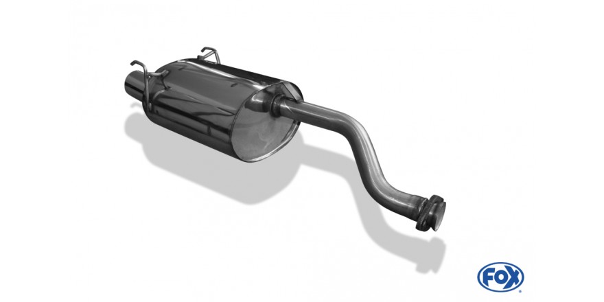 Honda Civic V EJ9 Hatchback Einddemper single-flow - 1x90 Typ 13