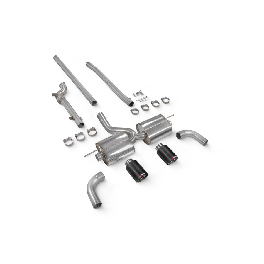 Mini Countryman R60 All4 Non-resonated cat-back system Scorpion