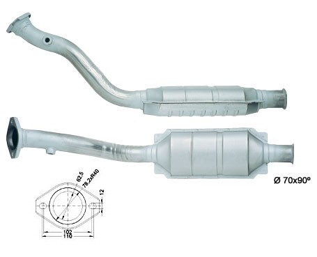 Citroen XANTIA 1.6i 1580 cc 65 Kw / 89 cv XU5JP Magnaflow CAT Bo