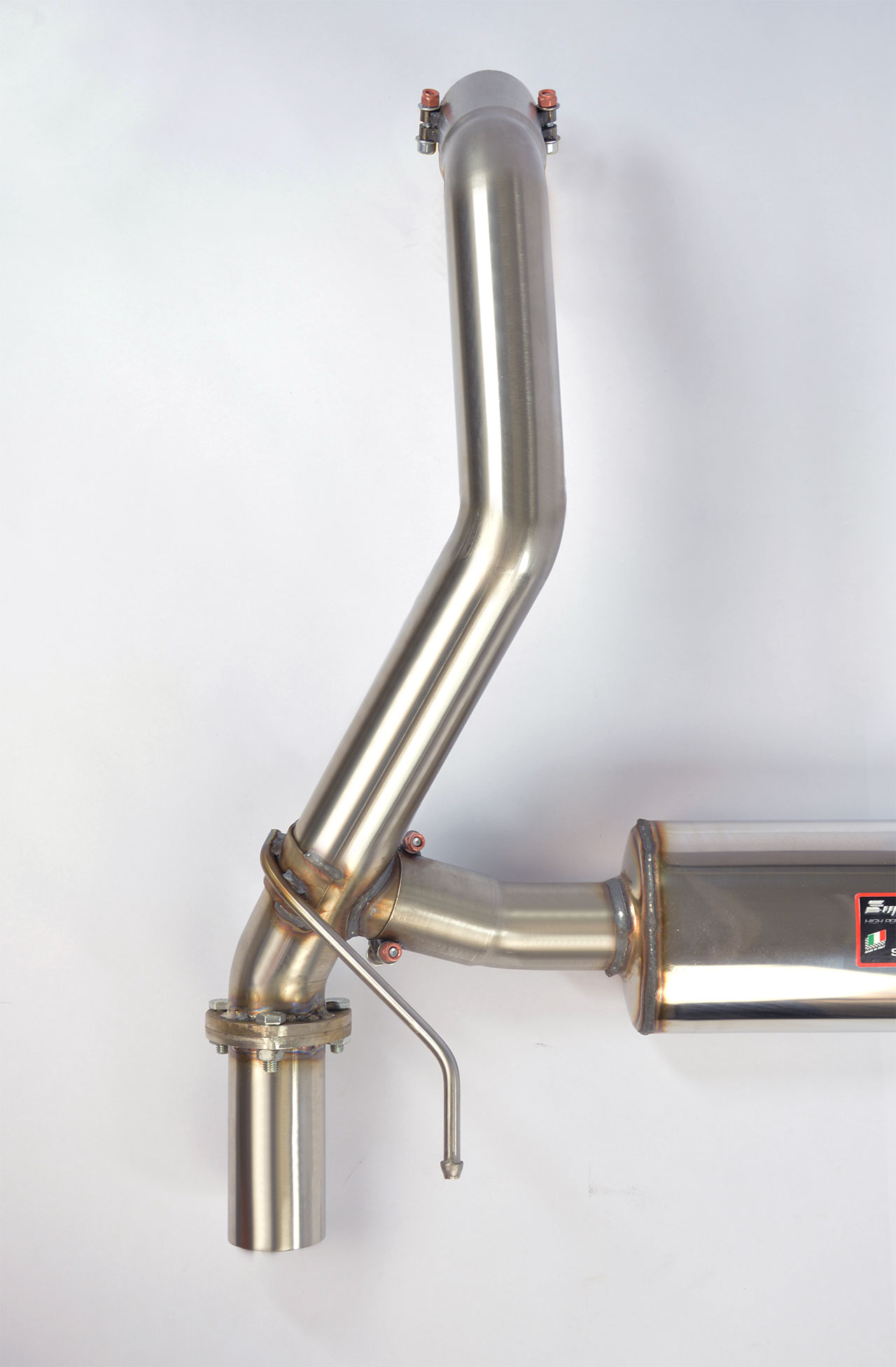 595 ABARTH 1.4T "Trofeo Edition" (140 Hp) (Ø65 with valve) 2015 Rear exhaust right - left