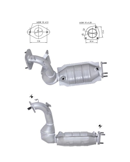 Ford FOCUS 2.0i 16V ST170 1988 cc 127 Kw / 173 cv ALDA Magnaflow