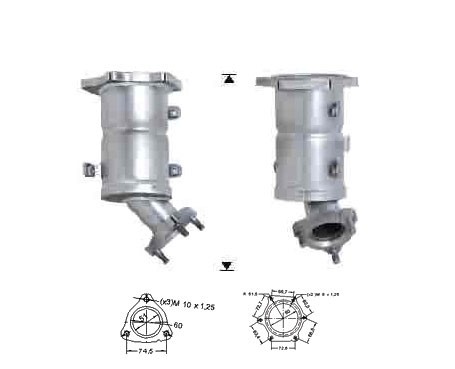 Nissan TERRANO II 3.0 TD 2953 cc 113 Kw / 154 cv Magnaflow CAT B