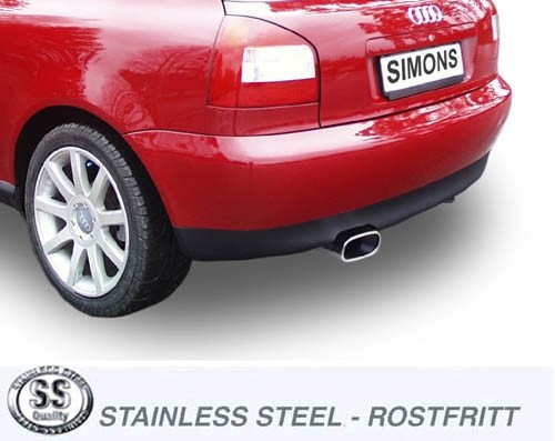 Simons Performancesysteem af kat. Audi A3 8L 1996-2003
