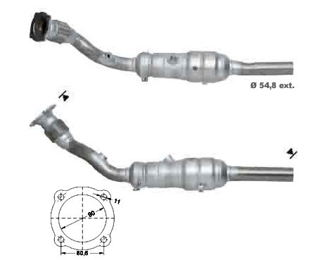 VW BORA 1.8i 20V Turbo 1781 cc 110 Kw / 150 cv AUM Magnaflow CAT