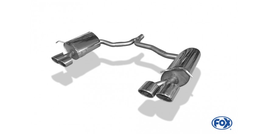 Mercedes C-Klasse 4-Zylinder Coupe C204 Einddemper rechts/links