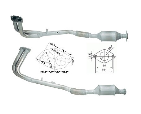 Opel VECTRA 2.0i 16V 1998 cc 98 Kw / 134 cv X2.0XEV Magnaflow CA